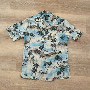 Boca Classics Hawaiian Button Down Shirt Size M